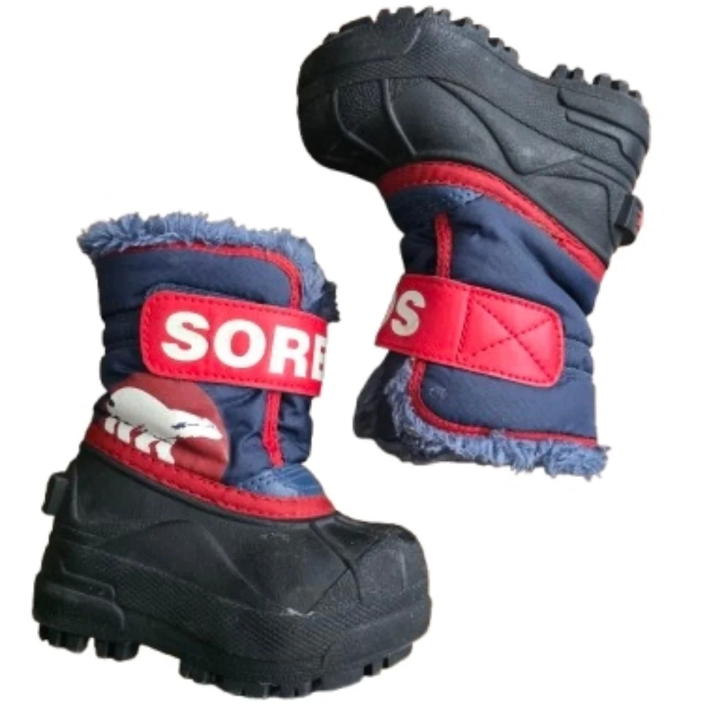 Kids Sorel Snow Commander Toddler - Red, Blue - Boys / Unisex / Gender Neutral